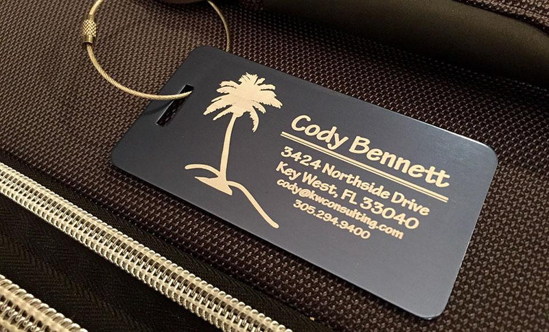 American Pacific Mortgage - Personalized Aluminum Luggage Tags
