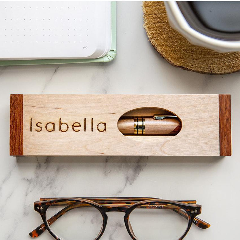 Personalized Cut-Out Top Wooden Pen Set -  - JDS