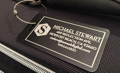 American Pacific Mortgage - Personalized Aluminum Luggage Tags
