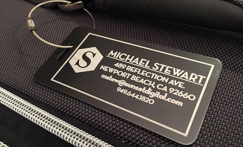 American Pacific Mortgage - Personalized Aluminum Luggage Tags
