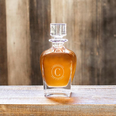 Personalized Antique Whiskey Decanter 24oz.