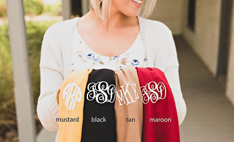 Personalized Pashmina Scarves