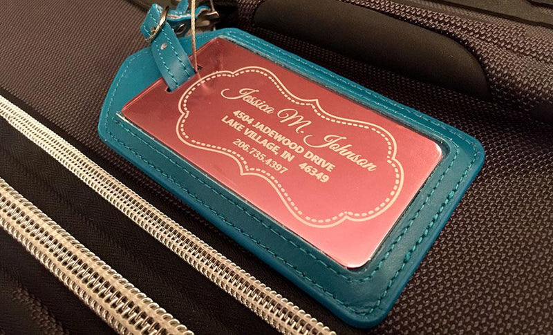 American Pacific Mortgage - Personalized Aluminum Luggage Tags