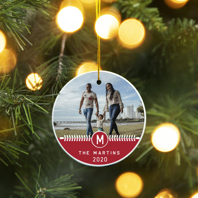 Personalized Photo Porcelain Christmas Ornaments -  - Qualtry