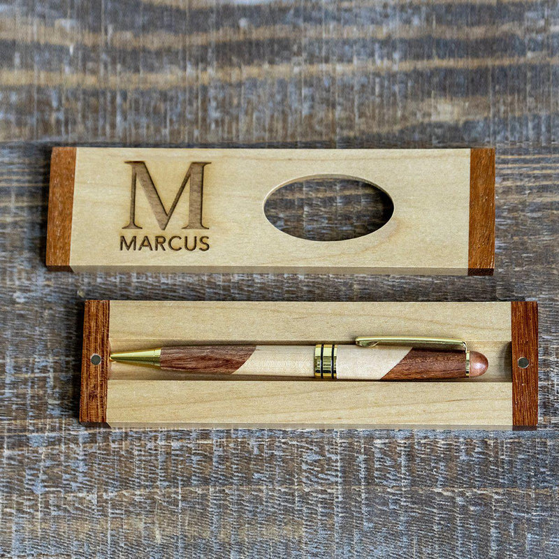 Personalized Cut-Out Top Wooden Pen Set -  - JDS
