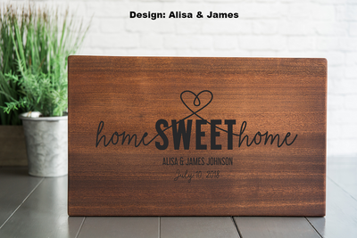 First Colony Mortgage Personalized Beautiful 11x17 Mahogany Boards