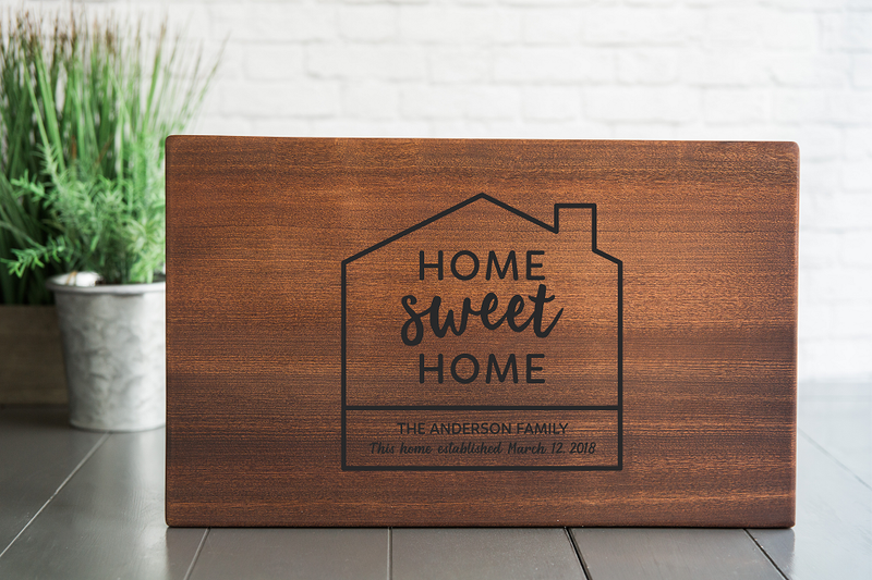 Canzell - Personalized Beautiful Large 11x17 Mahogany Boards