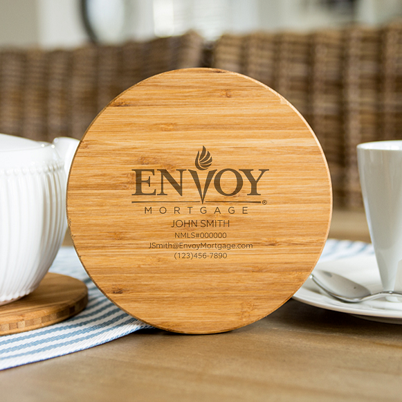 Envoy - Personalized Solid Bamboo Trivets
