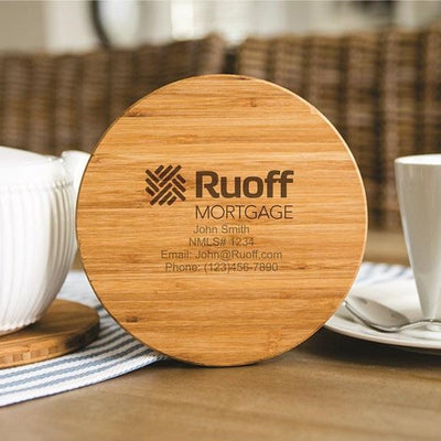 Ruoff - Personalized Solid Bamboo Trivets