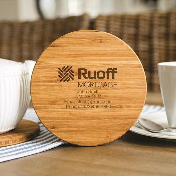 Ruoff - Personalized Solid Bamboo Trivets