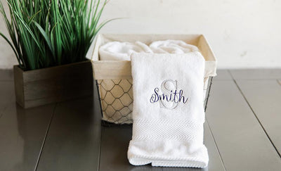 Personalized Luxury Bath Towels