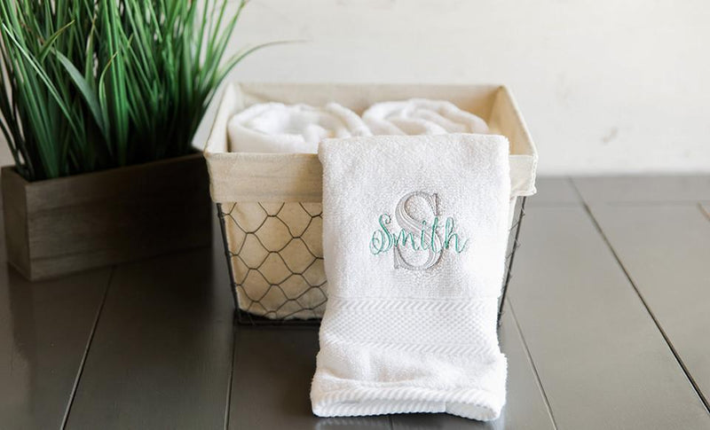 Personalized Luxury Bath Towels