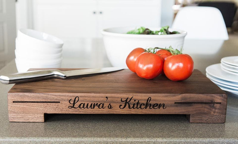 Personalized Walnut Butcher Blocks
