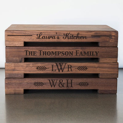 Personalized Walnut Butcher Blocks