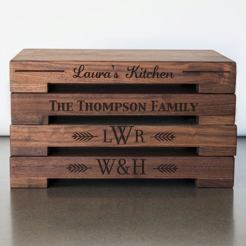 Personalized Walnut Butcher Blocks