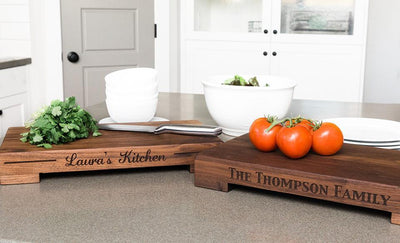 Personalized Walnut Butcher Blocks
