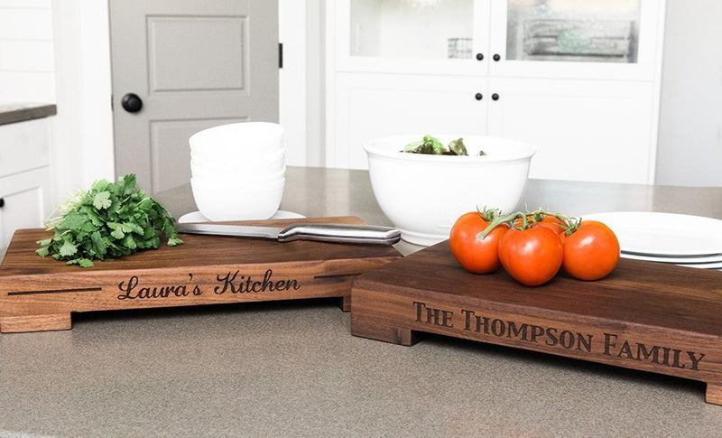 Personalized Walnut Butcher Blocks