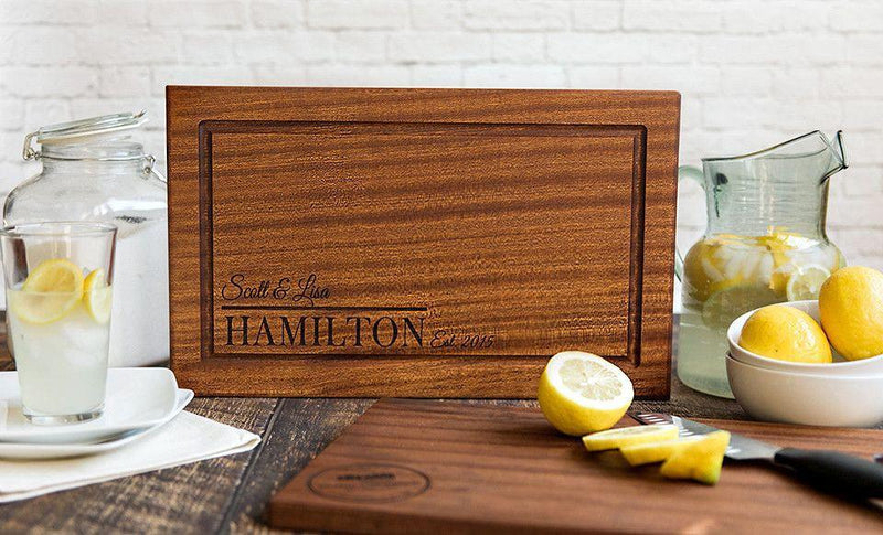 CLASSIC MAHOGANY: SMALL CUTTING BOARD 11.75 x 9.75