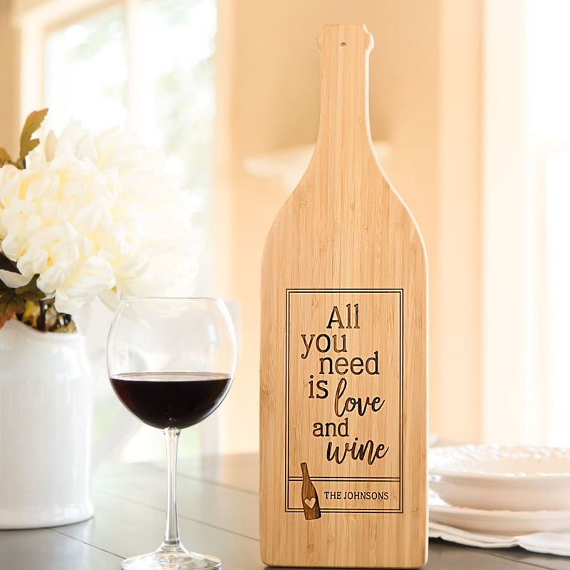 Canzell - Wine Bottle Shaped Cutting Boards