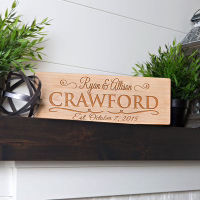 Personalized Engraved House Signs