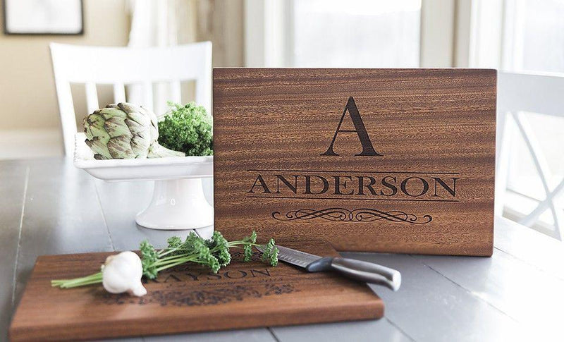 Canzell - Personalized Beautiful Large 11x17 Mahogany Boards
