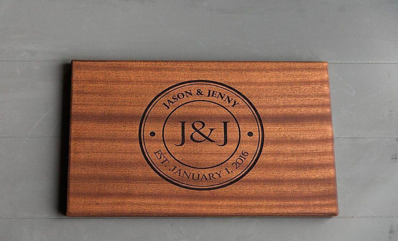 Canzell - Personalized Beautiful Large 11x17 Mahogany Boards