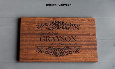 Fairway Mortgage Personalized Beautiful Large Mahogany Boards