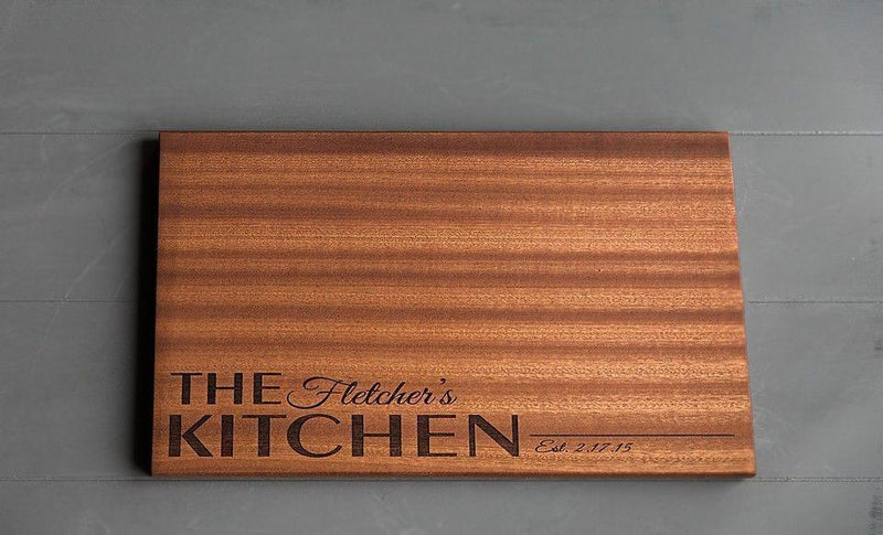 Canzell - Personalized Beautiful Large 11x17 Mahogany Boards