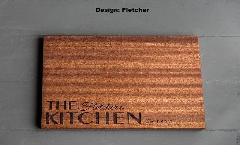 11x17 Extra Large Mahogany Cutting Boards