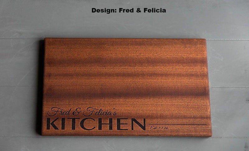 11x17 Extra Large Mahogany Cutting Boards