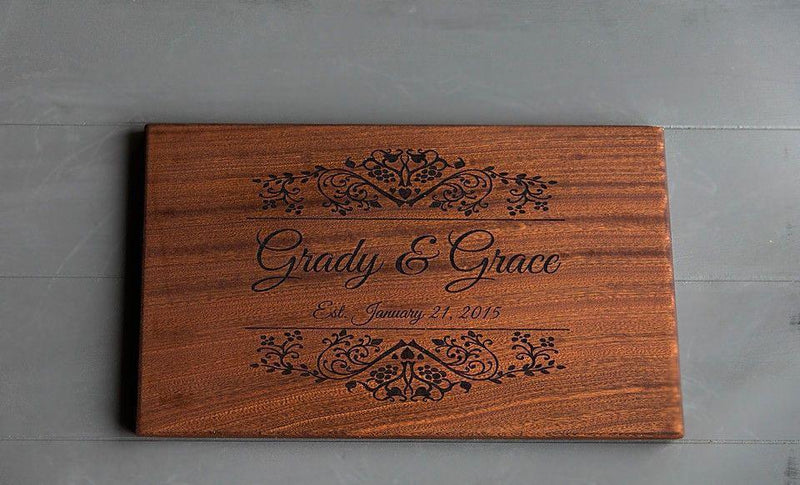 Canzell - Personalized Beautiful Large 11x17 Mahogany Boards