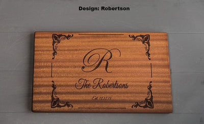Fairway Mortgage Personalized Beautiful Large Mahogany Boards