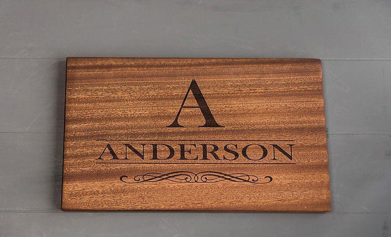 Canzell - Personalized Beautiful Large 11x17 Mahogany Boards
