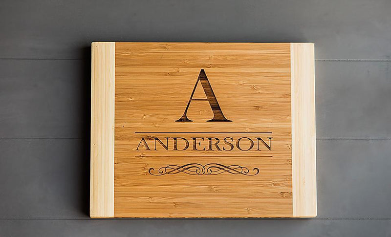11x14 Bamboo Cutting Board & Set of 4 Bamboo Coasters