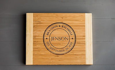 11x14 Bamboo Cutting Board & Set of 4 Bamboo Coasters