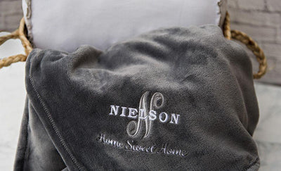 OneTrust - Custom Embroidered Mink Sherpa Blankets
