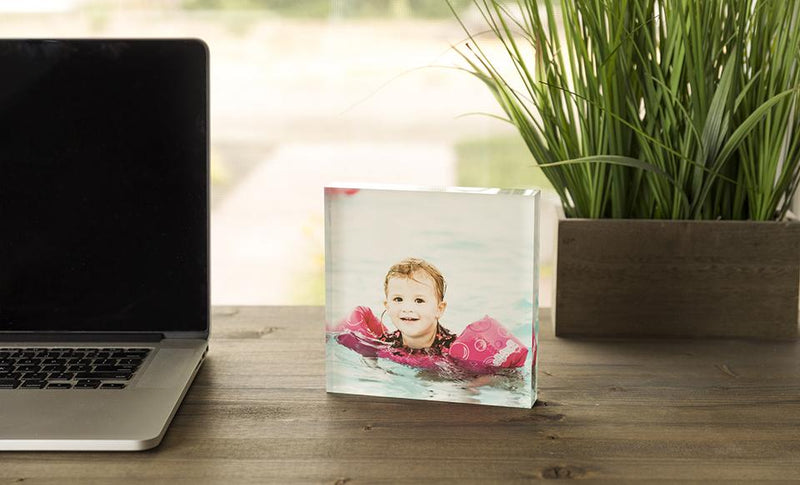 Personalized Acrylic Photo Display Blocks -  - Qualtry