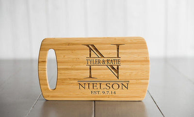 Personalized Easy Carry Cutting Board