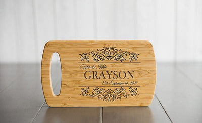 Personalized Easy Carry Cutting Board