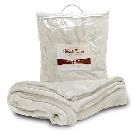 Embroidered Mink Touch Blanket
