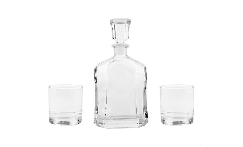 Personalized Decanter Set with 2 Whiskey Glasses -  - JDS