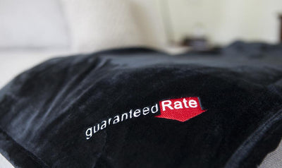 Guaranteed Rate - Custom Embroidered Minky Touch Blankets