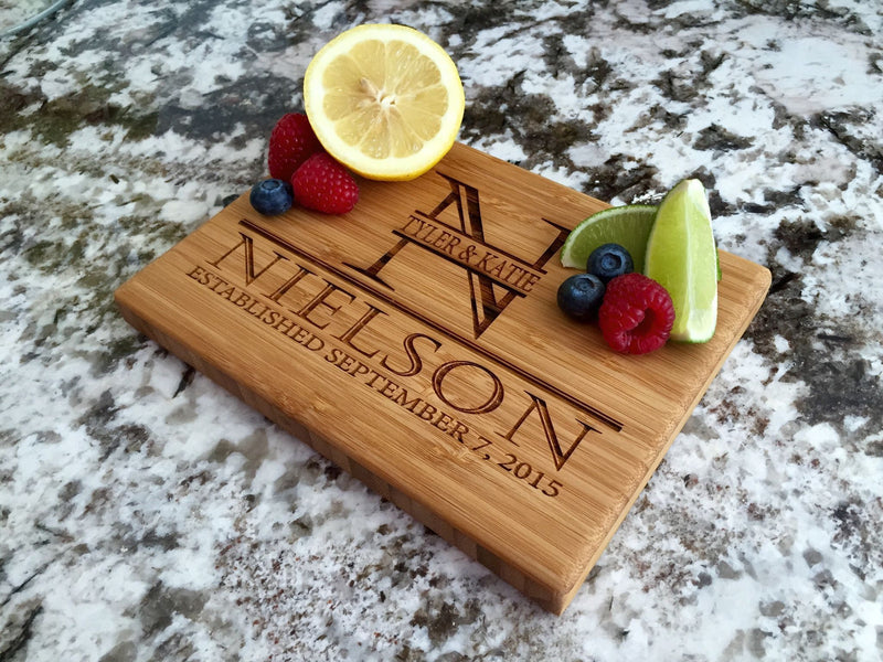 6x8 Bamboo Cutting Board (Single Tone)