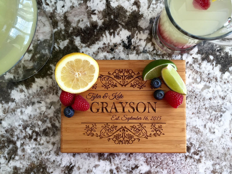6x8 Bamboo Cutting Board (Single Tone)