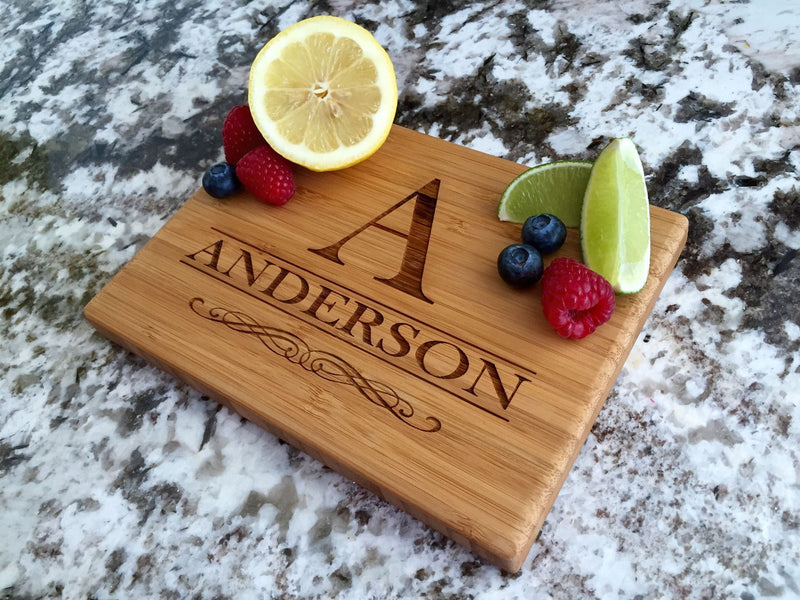 6x8 Bamboo Cutting Board (Single Tone)
