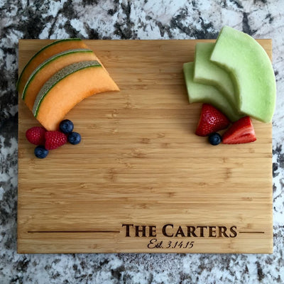 Canzell - Personalized Cutting Board 11x13 Bamboo