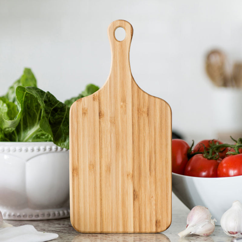 Re/Max Prestige Personalized Handled Bamboo Serving Boards - Free Shipping