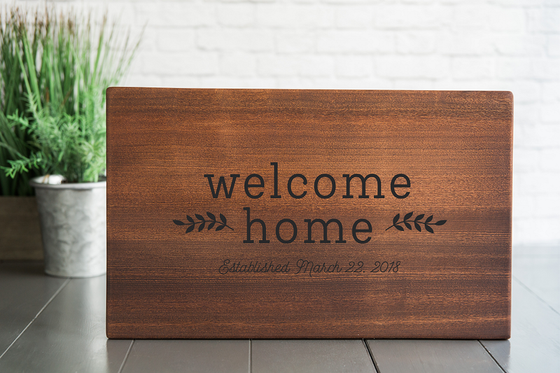 Canzell - Personalized Beautiful Large 11x17 Mahogany Boards