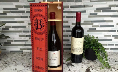 American Pacific Mortgage - Personalized Decorative Wine Case