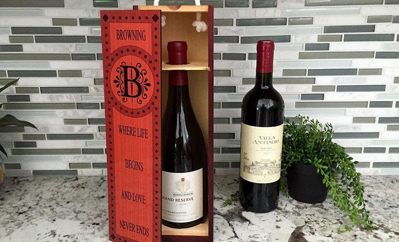 American Pacific Mortgage - Personalized Decorative Wine Case